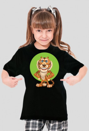 Uśmiechnięty tygrys