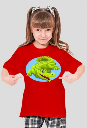 Uśmiechnięty krokodyl