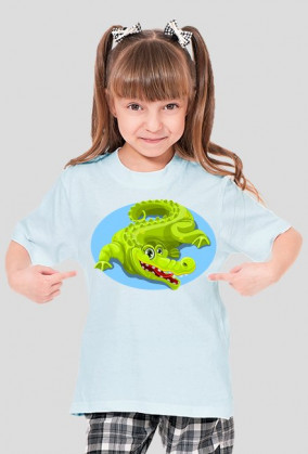 Uśmiechnięty krokodyl