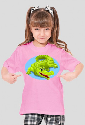 Uśmiechnięty krokodyl
