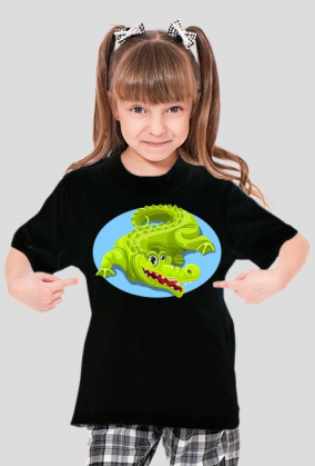 Uśmiechnięty krokodyl