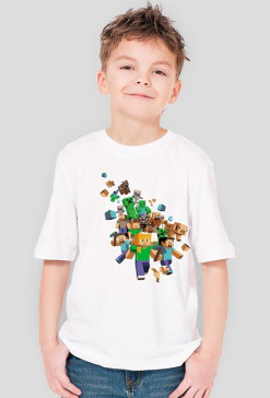 Minecraft Koszulka Dziecięca