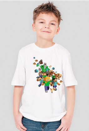Minecraft Koszulka Dziecięca