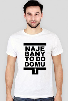 T-SHIRT MĘSKI NAJEBANY