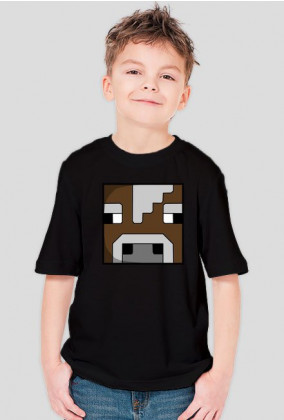 Minecraft krowa KOSZULKA! (dziecięca)