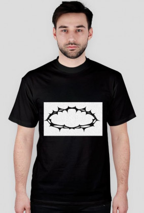 Gałązka oliwna - t-shirt z koroną cierniową