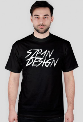 SZPAN DESIGN - KOSZULKA MĘSKA (CZARNA)