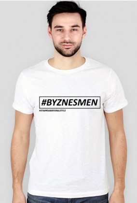 Koszulka męska #BYZNESMEN