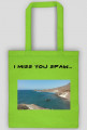 Torba bawełniana I miss you Spain