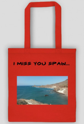 Torba bawełniana I miss you Spain