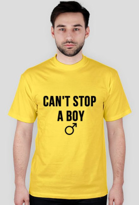 Can't stop a boy