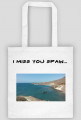 Torba bawełniana I miss you Spain