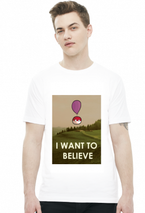 Polandball I want to believe Koszulka