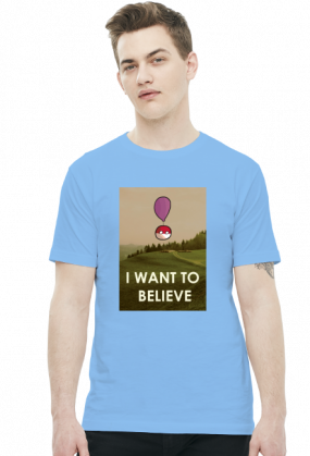 Polandball I want to believe Koszulka