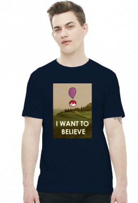 Polandball I want to believe Koszulka