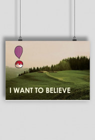 I want to believe Polandball Plakat A2 Poziom