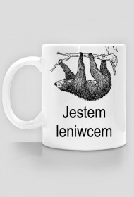 Jestem leniwcem Kubek