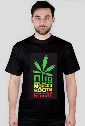 Koszulka Dub,modern roots,reggae - czarna