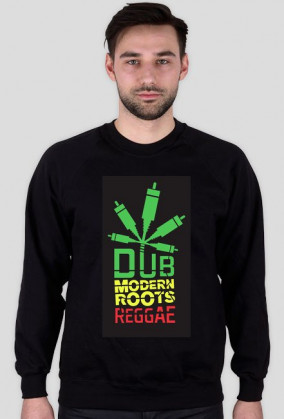 Bluza Dub,modern roots,reggae - czarna