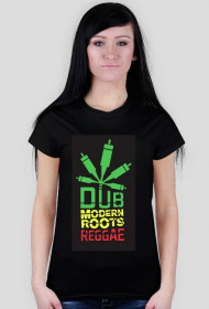 Koszulka Dub,modern roots,reggae - czarna