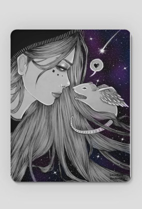 Angel Rat Mouse Pad