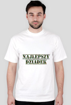 Koszulka najlepszego dziadka moro