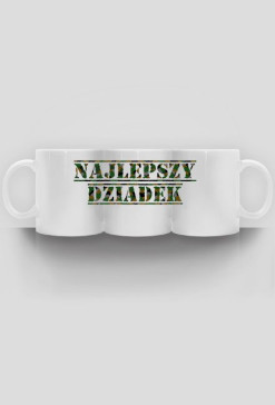 Kubek najlepszego dziadka moro full
