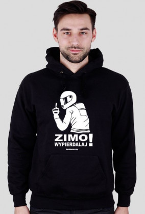 ZIMOWA bluza z kapturem