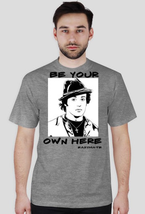 Męska koszulka "be your own here" Rocy Balboa-EasyMate