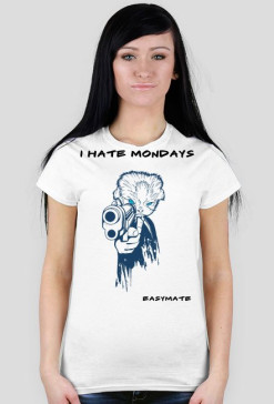 Damska koszulka "i hate mondays i love fridays"-EasyMate