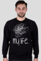 Bluza my life. czarna