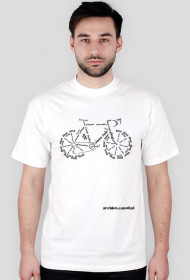 texted bike shirt