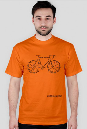 texted bike shirt