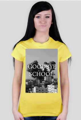 Koszulka GOODBYE SCHOOL dużo kolorów