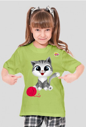 Kotek - Koszulka dla dzieci