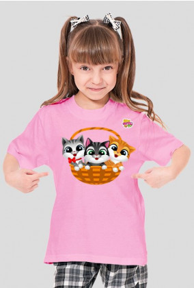 Kotki - koszulka dla dzieci