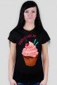 T-shirt Damski - Zajebista babeczka