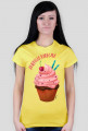 T-shirt Damski - Zajebista babeczka