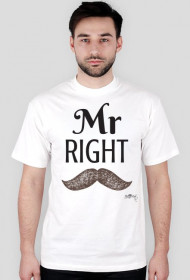 T-shirt Męski - Mr Right
