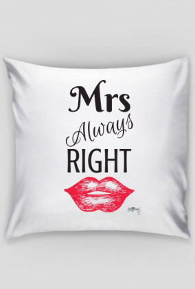Poszewka na Jaśka - Mrs Always Right