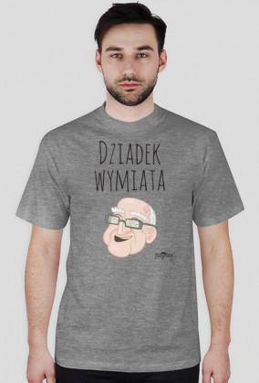 T-shirt Męski - Dziadek wymiata [dzień dziadka]