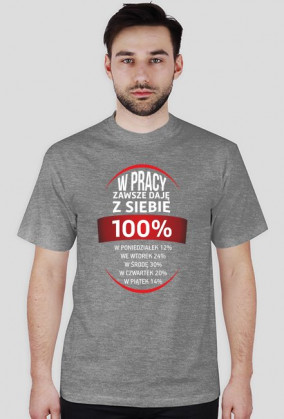 w pracy zawsze daje z siebie 100%