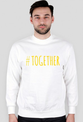 Bluza Męska - #Together (złoty)