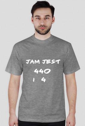 koszulka męska "jam jest"