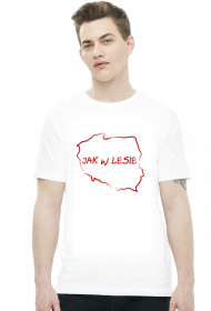 Jak w lesie - koszulka męska