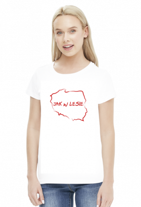 Jak w lesie - koszulka damska