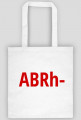 Torba z grupą krwi "ABRh-