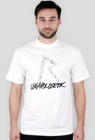 Koszulka R Unapologetic biała