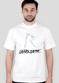 Koszulka R Unapologetic biała