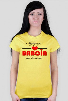 Koszulka "Najlepsza BABCIA na świecie"